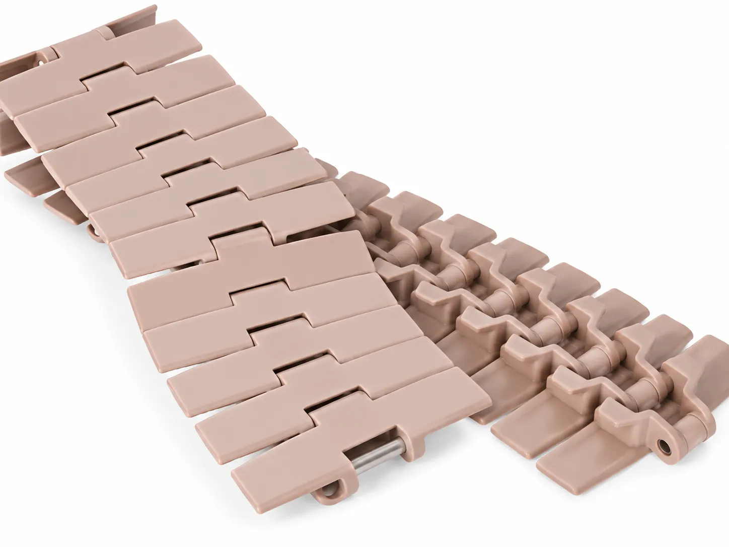 Modular conveyor belt and chain