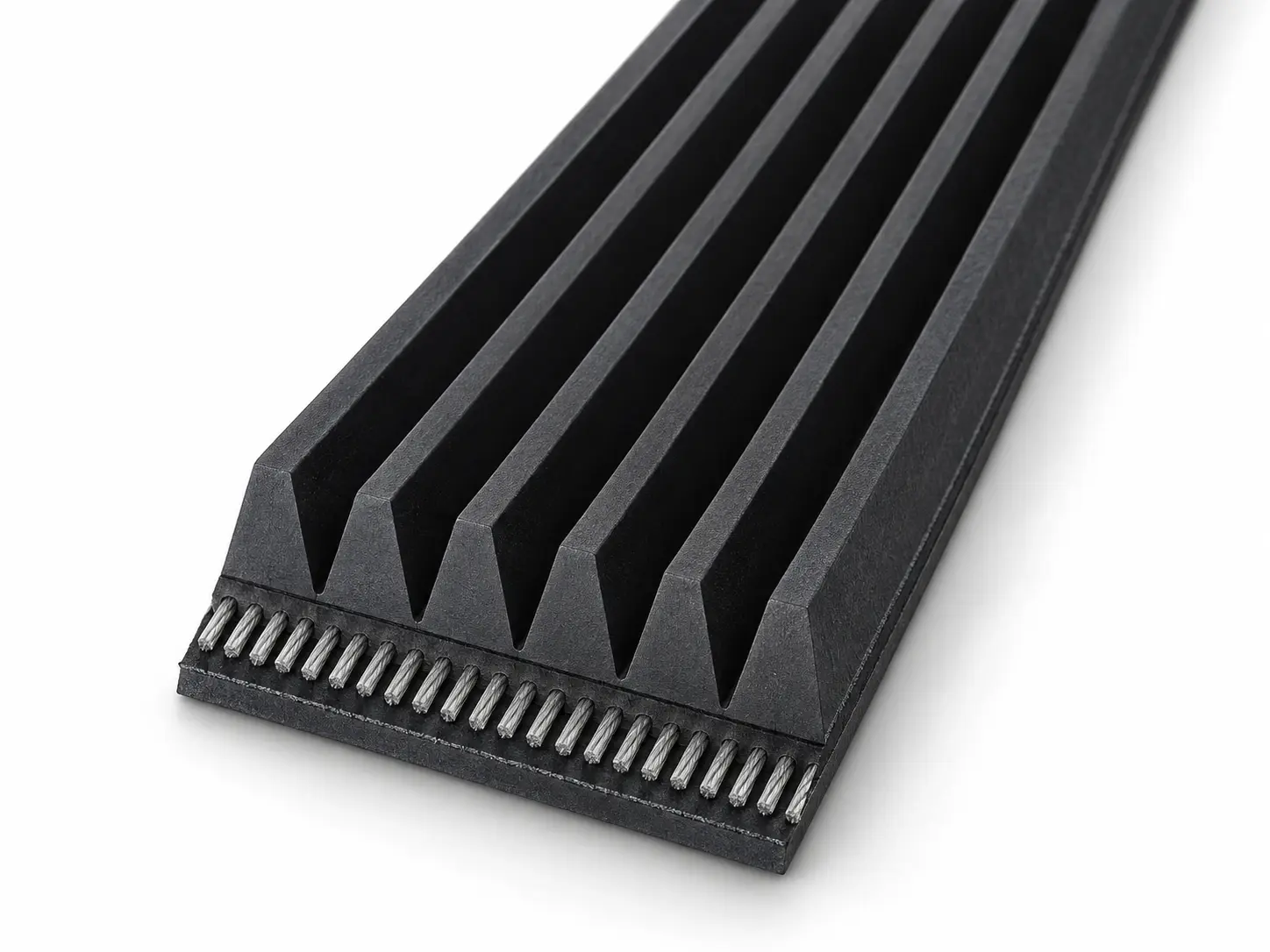 V-ribbed belt configuration